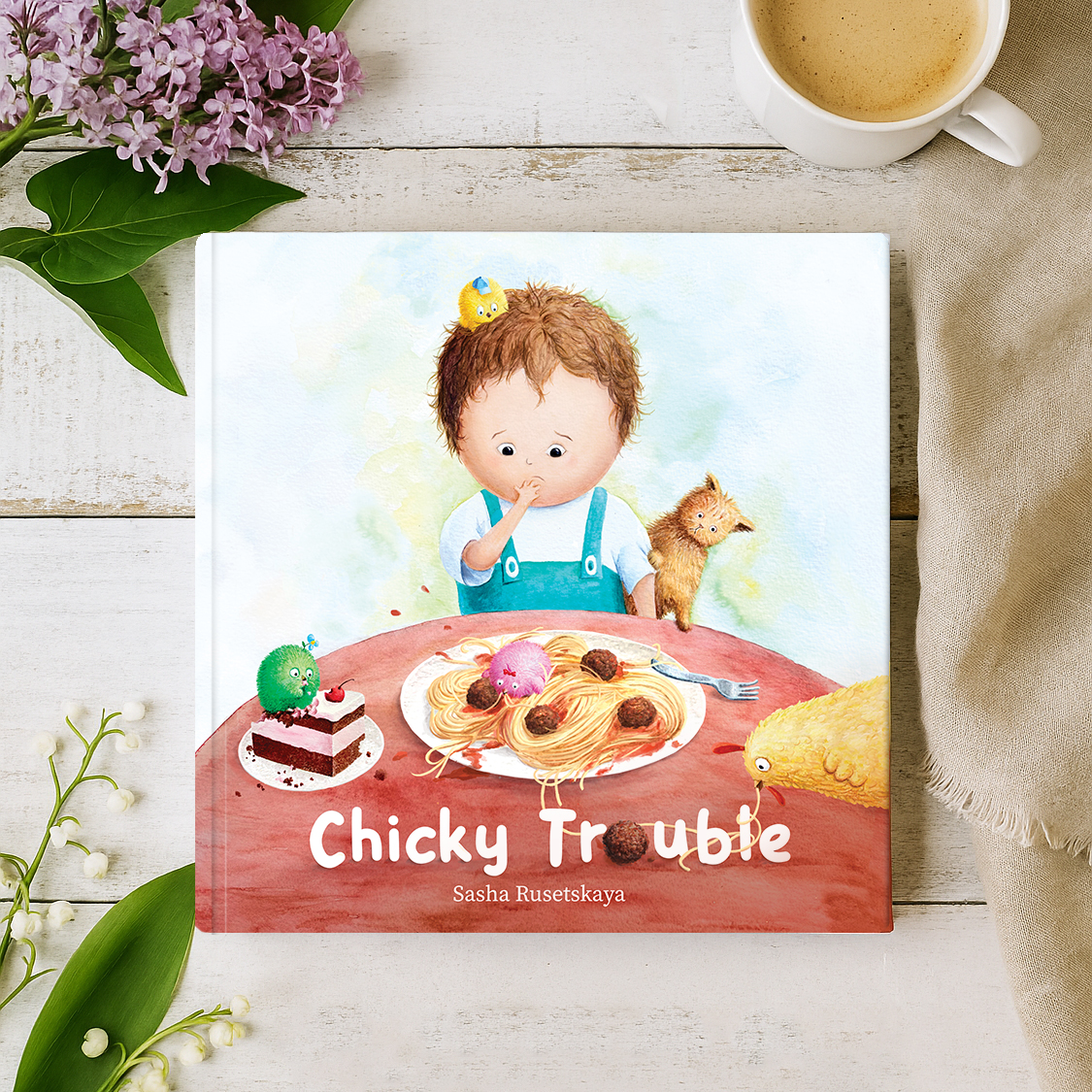 Chicky Trouble the picture book 